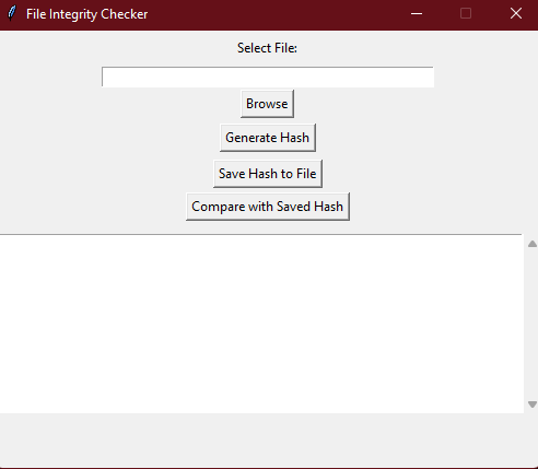 File Integrity Check