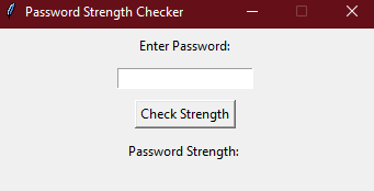 Pass Strength Check